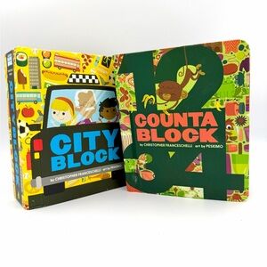 City Block and Counta Block Kids “Block Books” Set of 2